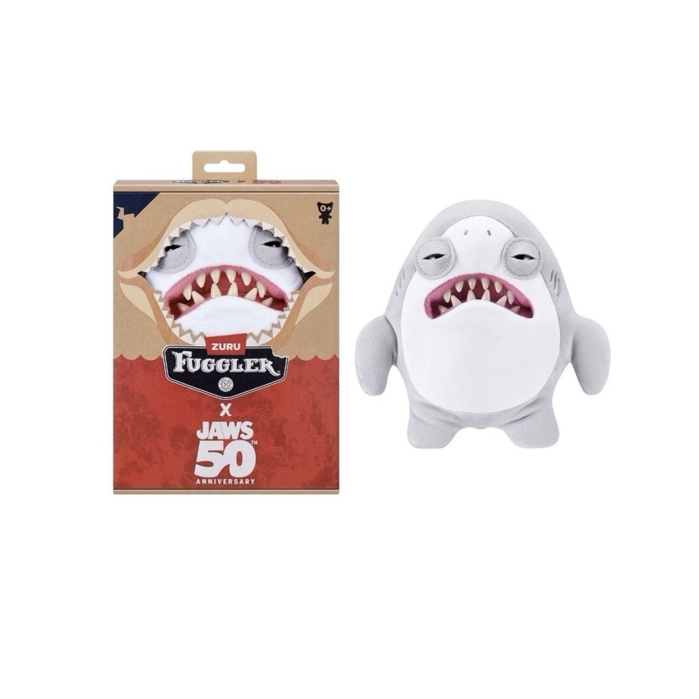 Fuggler Jaws 50th Anniversary SharkUgly Monster Zuru Plush IN HAND Ships fast!